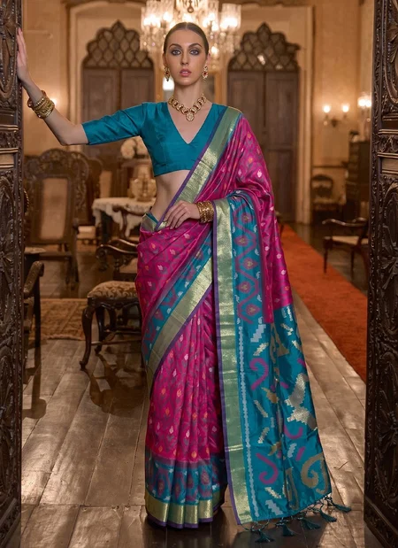 Adishree Silk By Ast Soft Silk Fabric Saree